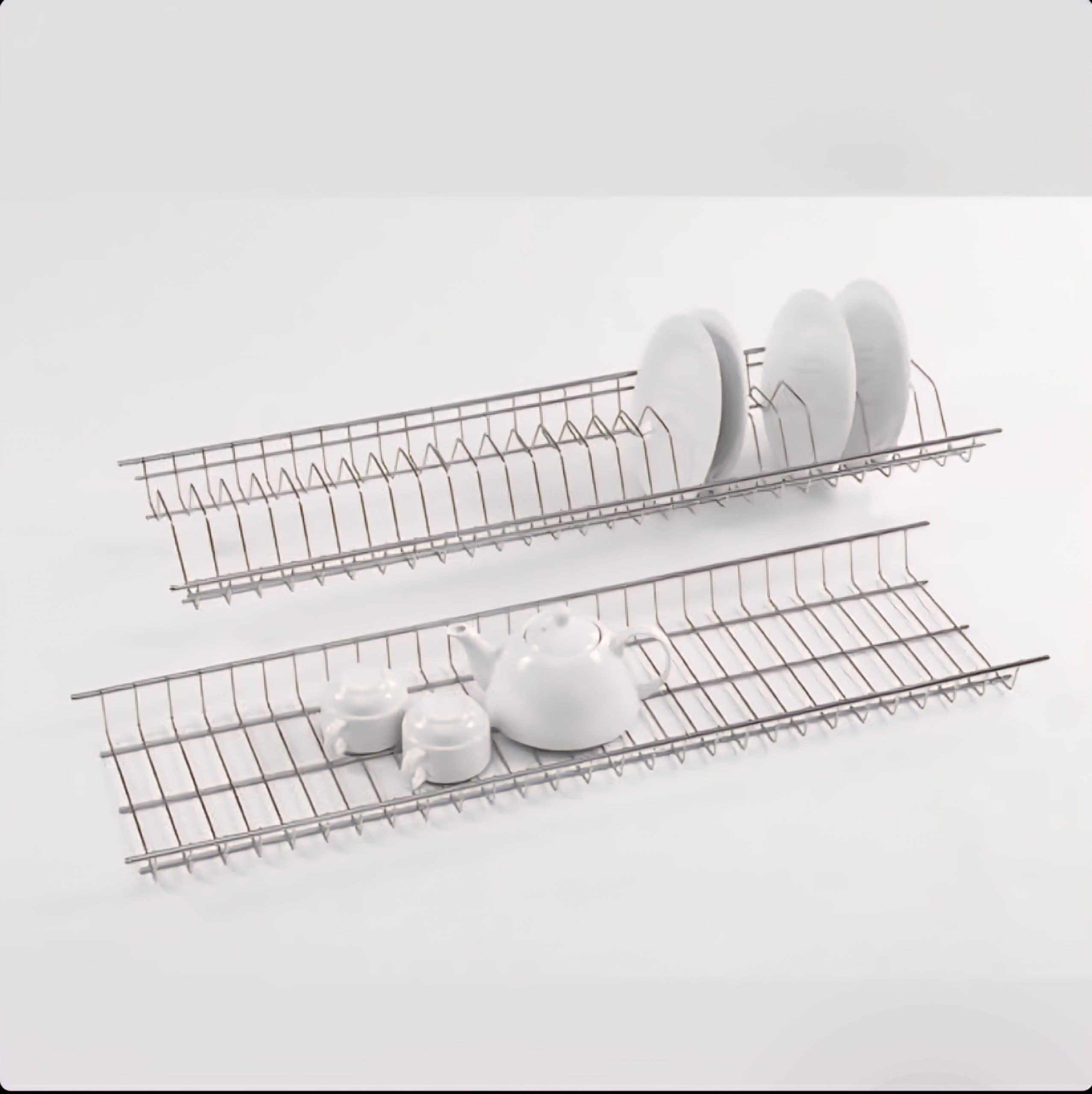 آبچک دو طبقه استیل برند آدلان ویژه کابینت MDF