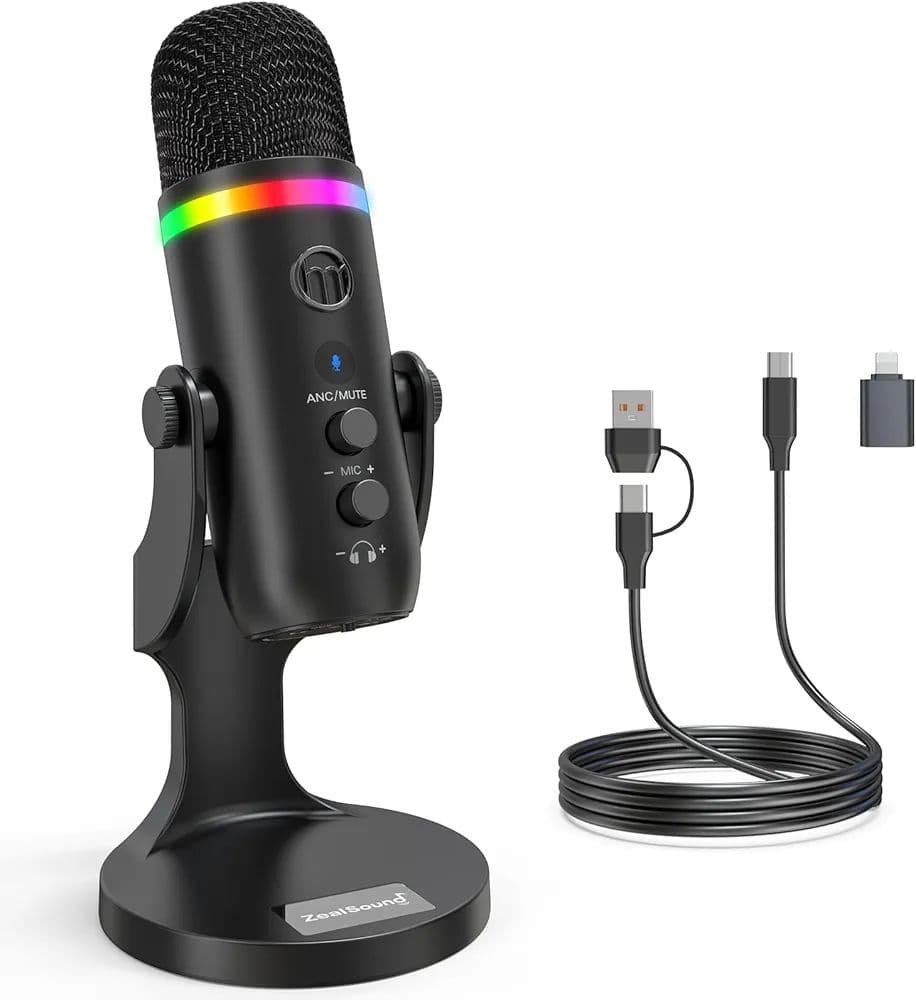 میکروفون بازی USB zealsound — تصویر ۲