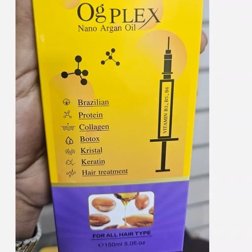 روغن آرگان نانو اوجی پلکس OgPlex برای موهای خشک و آسیب دیده حجم 150 میلی لیتر — تصویر ۷