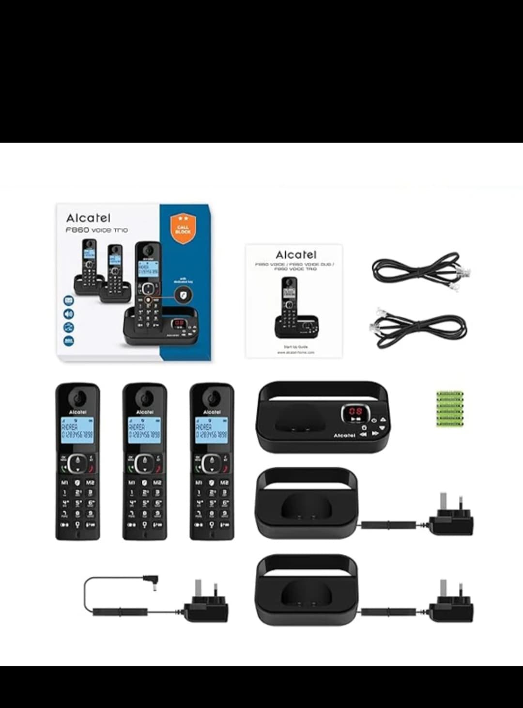 تلفن بی سیم آلکاتل مدلf860 — تصویر ۴