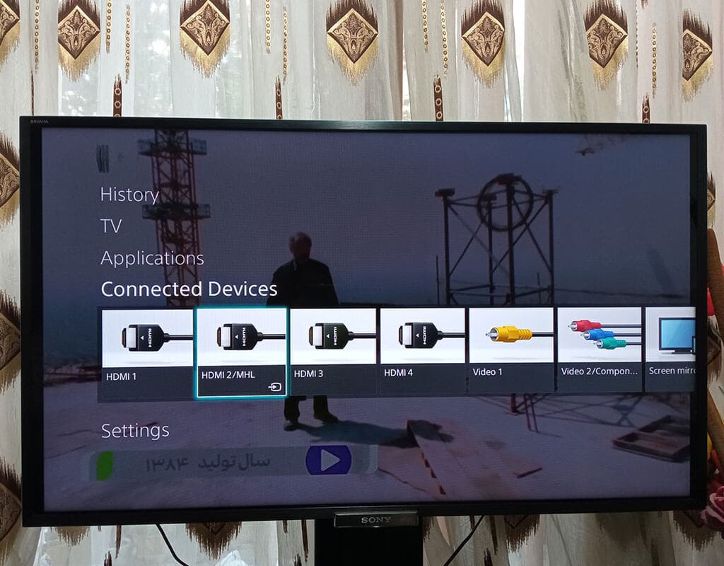 تلویزیون استوک سونی 46 اینچ مدل KDL-46W708A