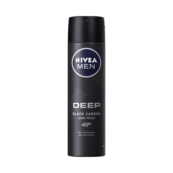 اسپری ضد تعریق مردانه نیوا مدل Deep Black Carbon حجم 150 میل