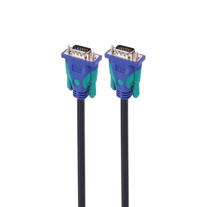 کابل تصویر VGA 3+6 رویال 1.5 متری