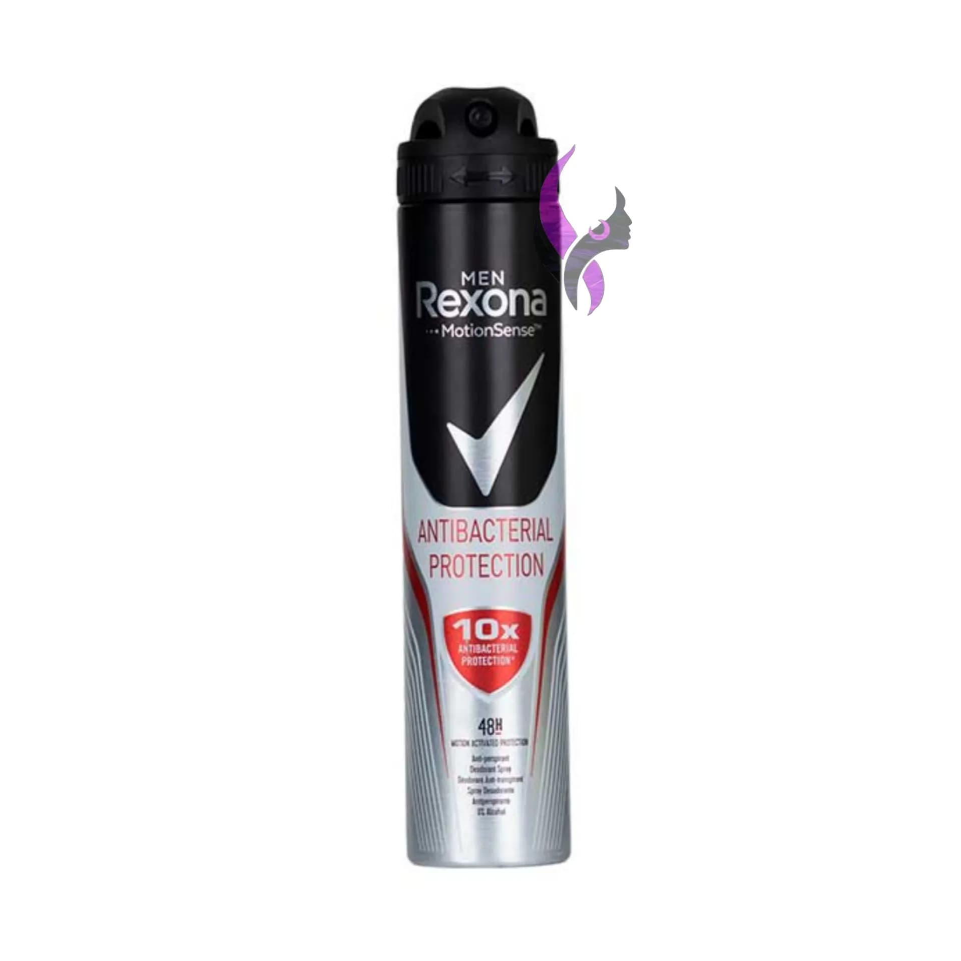 اسپری ضد تعریق مردانه رکسونا مدل Antibacterial Protection حجم 200 میل — تصویر ۲