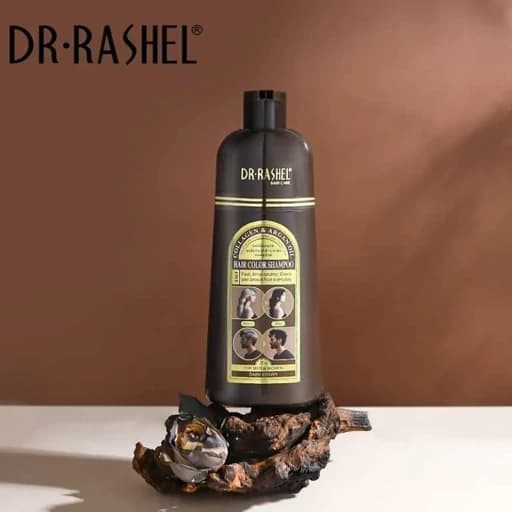 شامپو رنگ قهوه ای تیره حاوی کلاژن و روغن ارگان استلین حجم 400 میلی لیتر — تصویر ۳