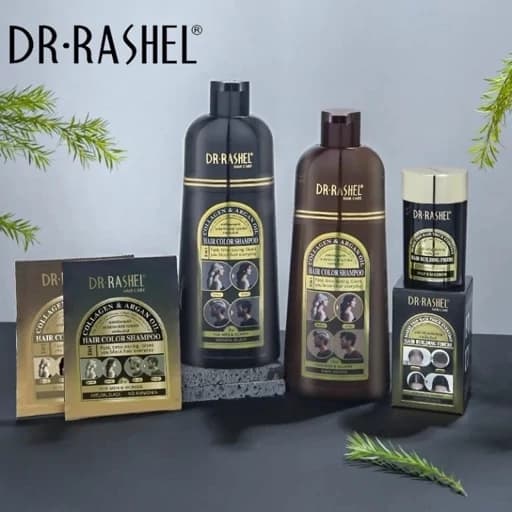 شامپو رنگ مشکی طبیعی حاوی کلاژن و روغن ارگان استلین حجم 400 میلی لیتر — تصویر ۴