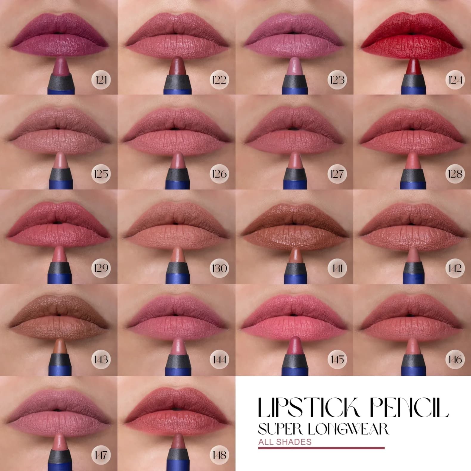 مداد رژ لب لیدو Lido Lipstick Pencil | مداد رژ لب با ماندگاری بالا و رنگ مات — تصویر ۲