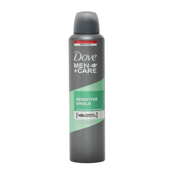 اسپری ضد تعریق مردانه داو مدل Sensitive Shield حجم 250 میل