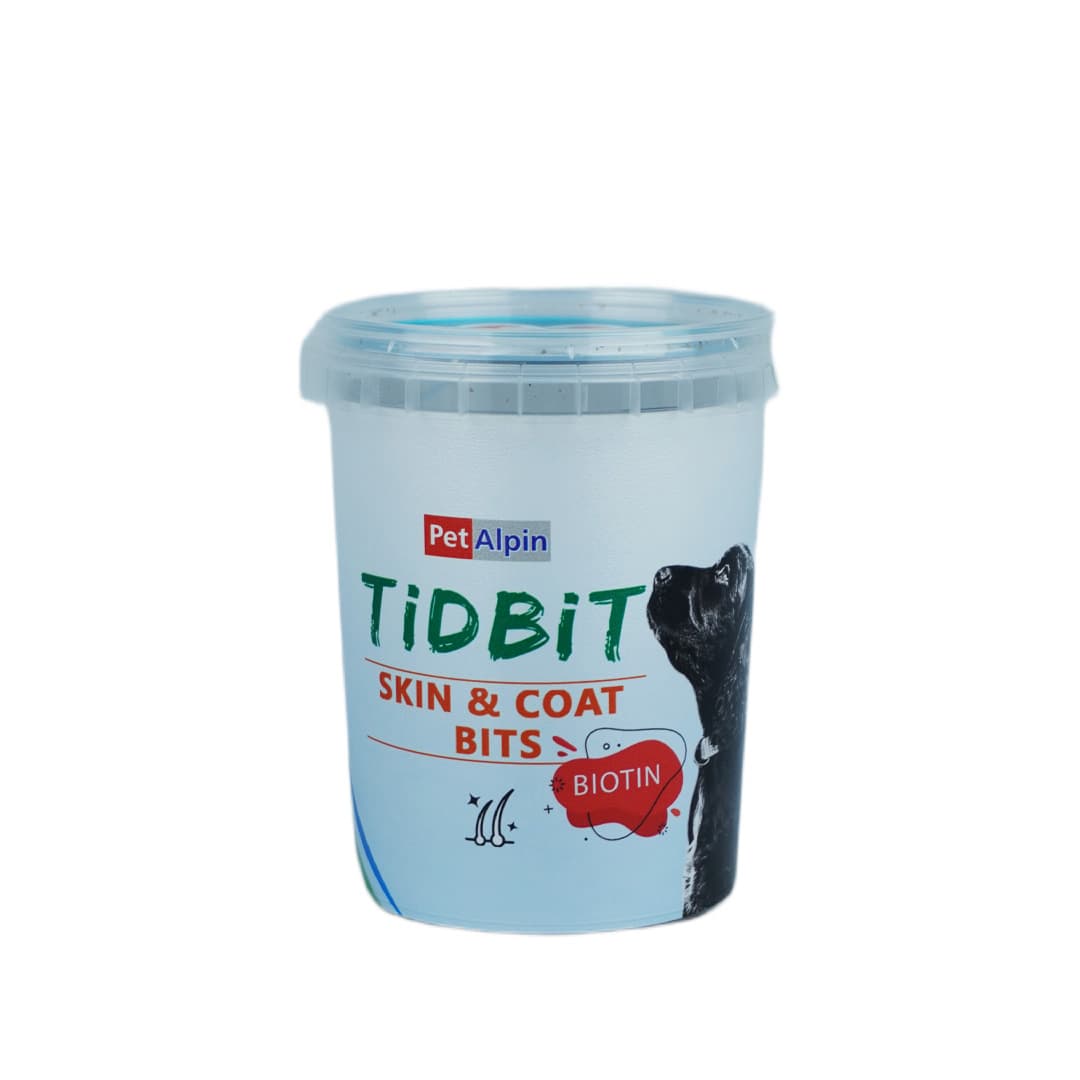 تشویقی سطلی سگ تید بیت مدل پوست و مو (Skin & Coat)