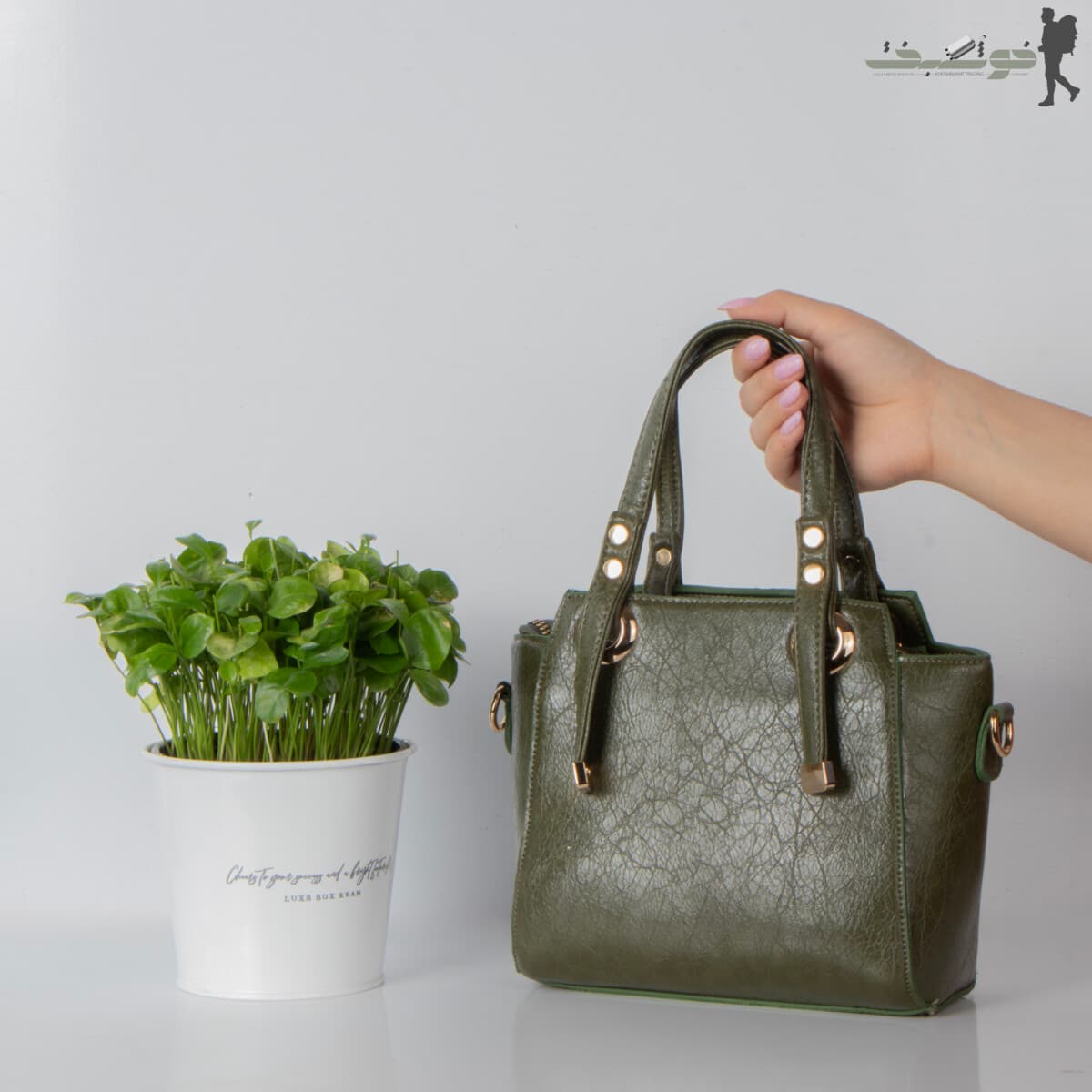 کیف زنانه دسته یراق 02 — تصویر ۴