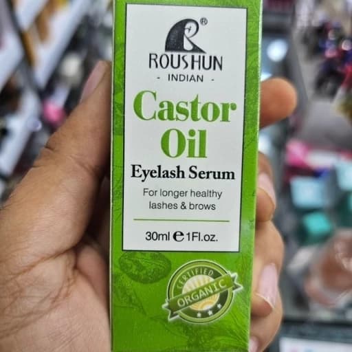 تقویت مژه و ابرو روشان 30 میل عصاره روغن کرچک 100 درصد — تصویر ۲