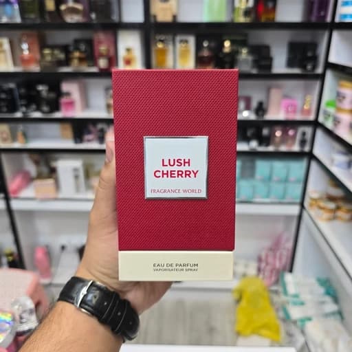 ادکلن لاش چری فراگرنس ورد Fragrance World Lush Cherry – ادوپرفیوم 100 میل — تصویر ۲
