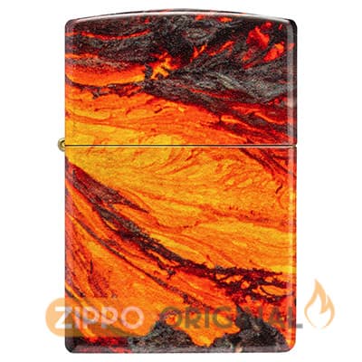 زیپو اصل کد 48622 LAVA FLOW اتش فشان