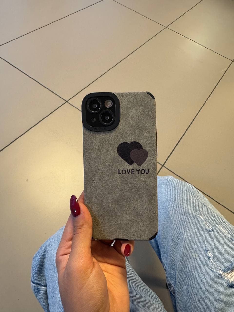 قاب قلبی love you آیفون برای 14 پرومکس — تصویر ۴