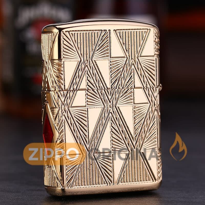 زیپو اصل کد 29671 LUXURY DIAMOND DESIGN — تصویر ۵