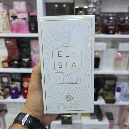عطر ادکلن الیسیا سوییت بانانا (Elysia Sweet Banana) حجم 100 میل – برند فرگرانس ورد (Fragrance World) — تصویر ۳