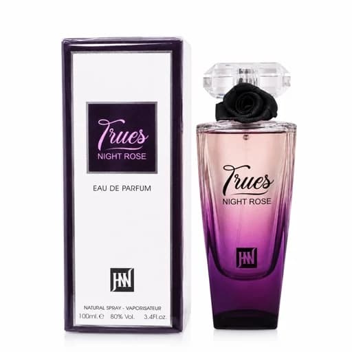 ادکلن تروئس نایت رز (Trues Night Rose) ادوپرفیوم زنانه برند JHW حجم 100 میل