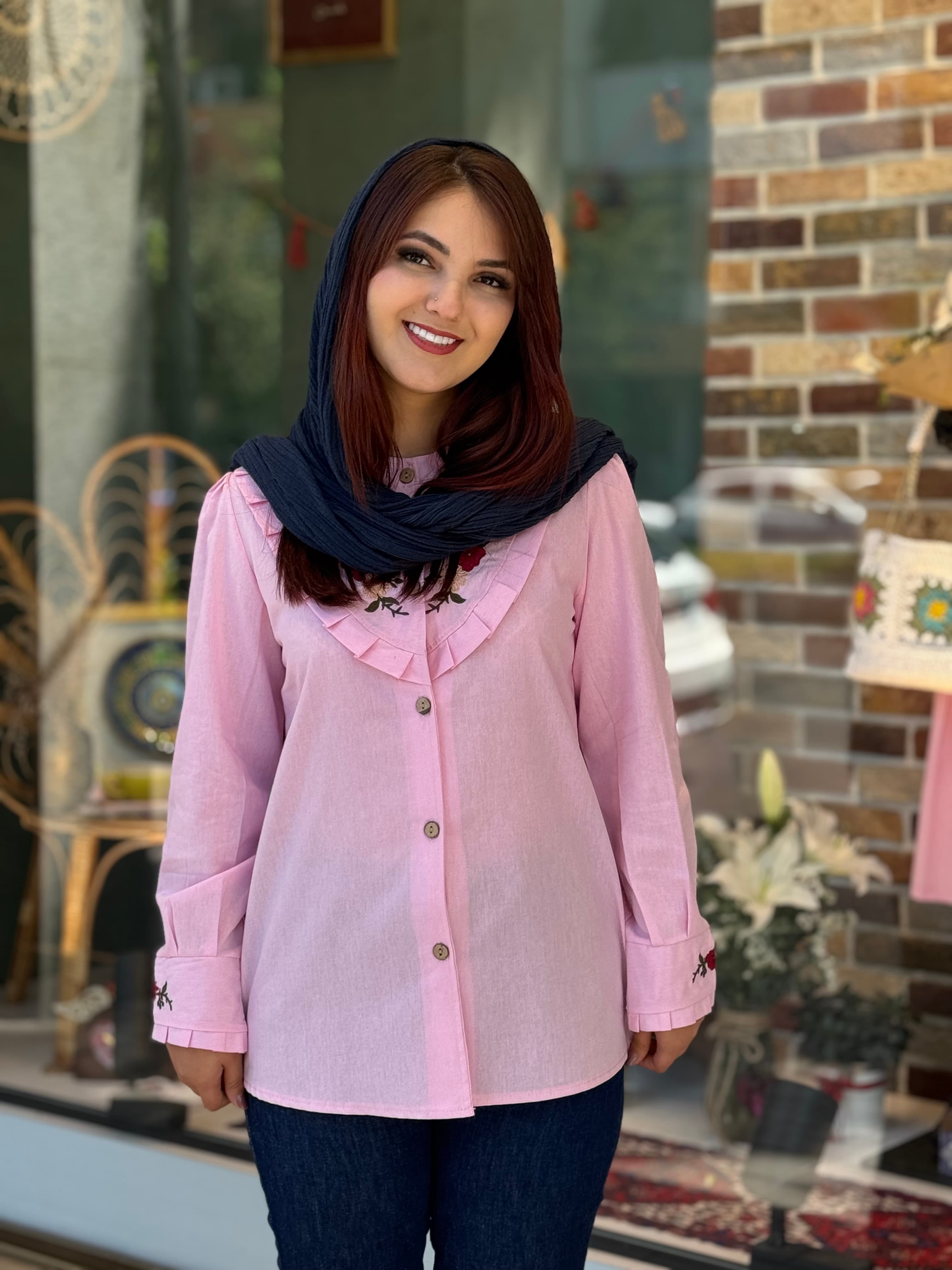 شومیز لاله صورتی — تصویر ۳