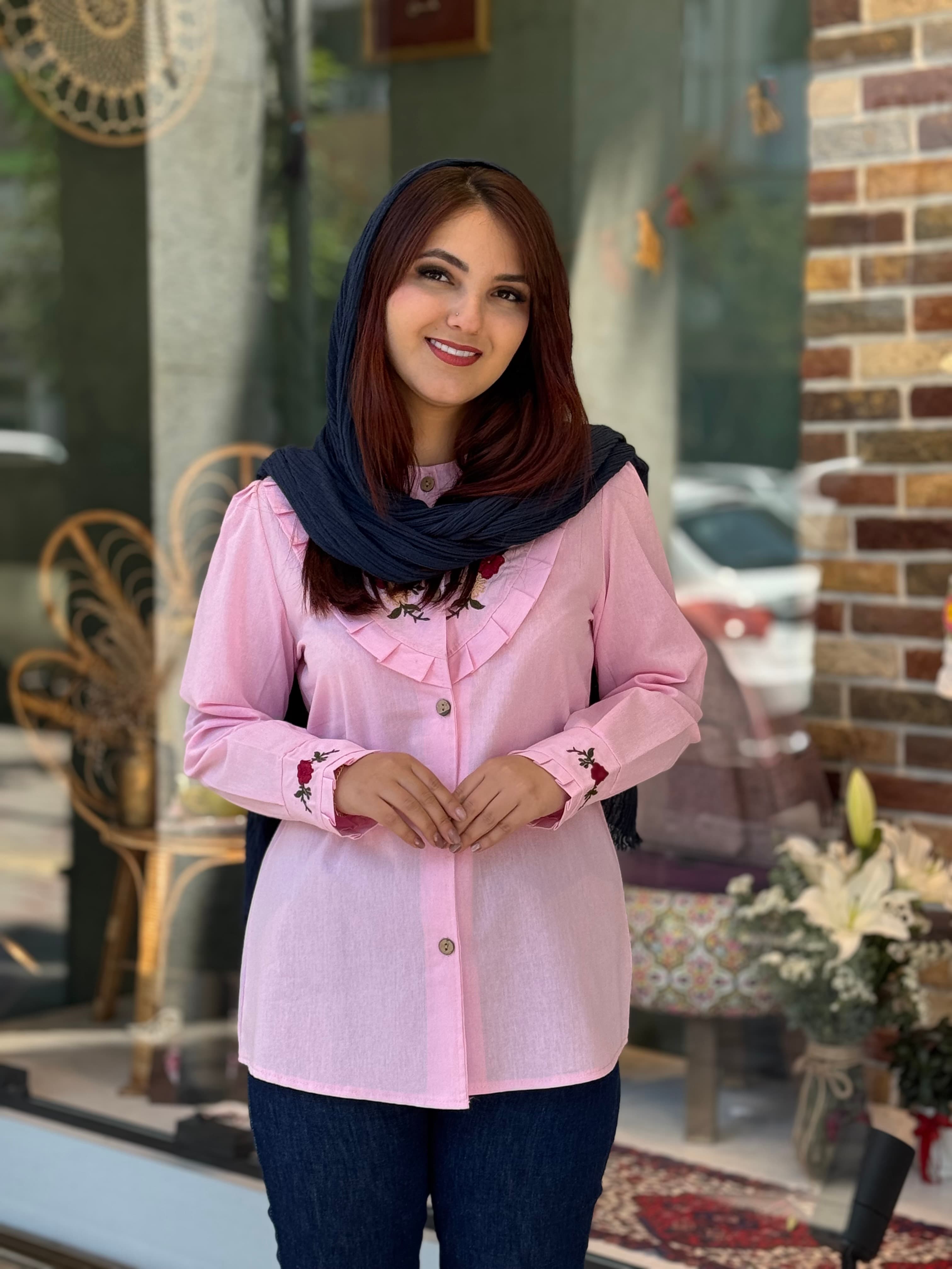 شومیز لاله صورتی — تصویر ۴