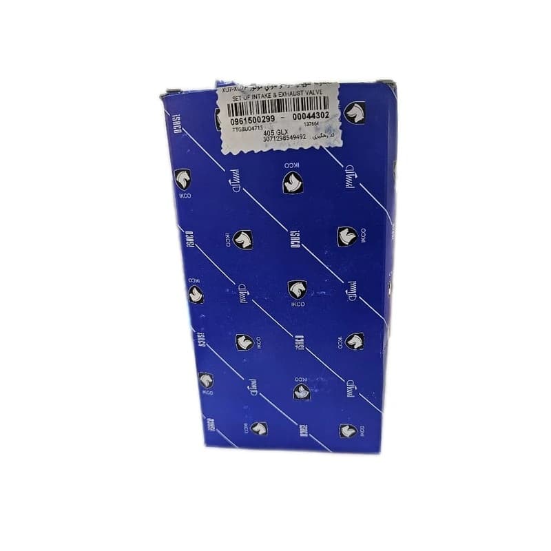 مجموعه سوپاپ دود و هوای موتور XU7 XU7P ایساکو کد 09615002 پژو 405 — تصویر ۳