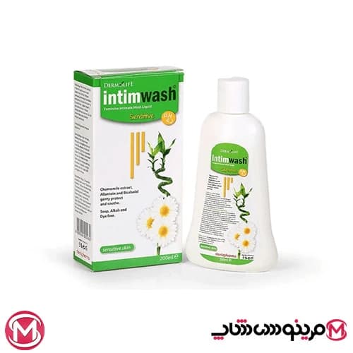ژل بهداشتی بانوان intim wash درمولایف حجم 200 میل — تصویر ۴