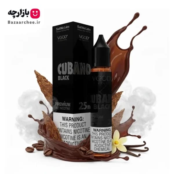 سالت نیکوتین کوبانو بلک تنباکو وانیل ویگاد | Vgod Cubano Black Saltnic