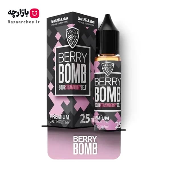 سالت نیکوتین توت فرنگی بری بمب ویگاد | VGOD Berry Bomb SaltNic — تصویر ۲