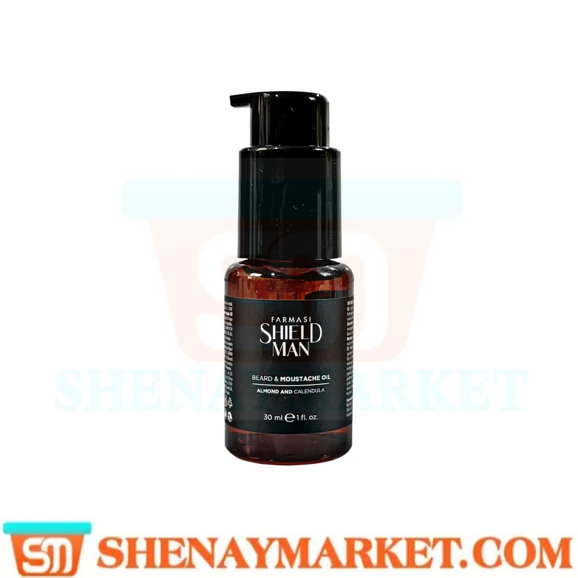 روغن تقویت ریش فارماسی مدل Shield Man حجم 30 میل