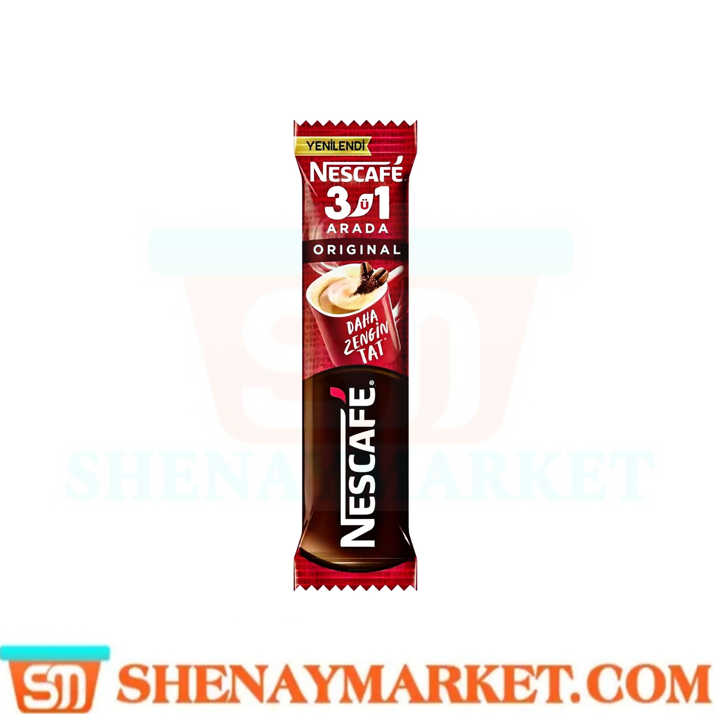 قهوه فوری 3 در 1 نسکافه اورجینال NESCAFE ORIGINAL ARADA جعبه 72 عددی — تصویر ۲