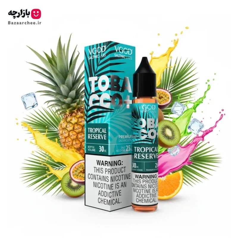 سالت توباکو پلاس تنباکو آناناس انبه ویگاد | VGOD TOBACCO PLUS TROPICAL RESERVE