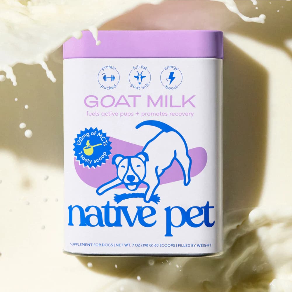 مکمل سگ شیر بز Native Pet | تقویت کننده و رشد توله سگ، ریکاوری و بازسازی بدن — تصویر ۴