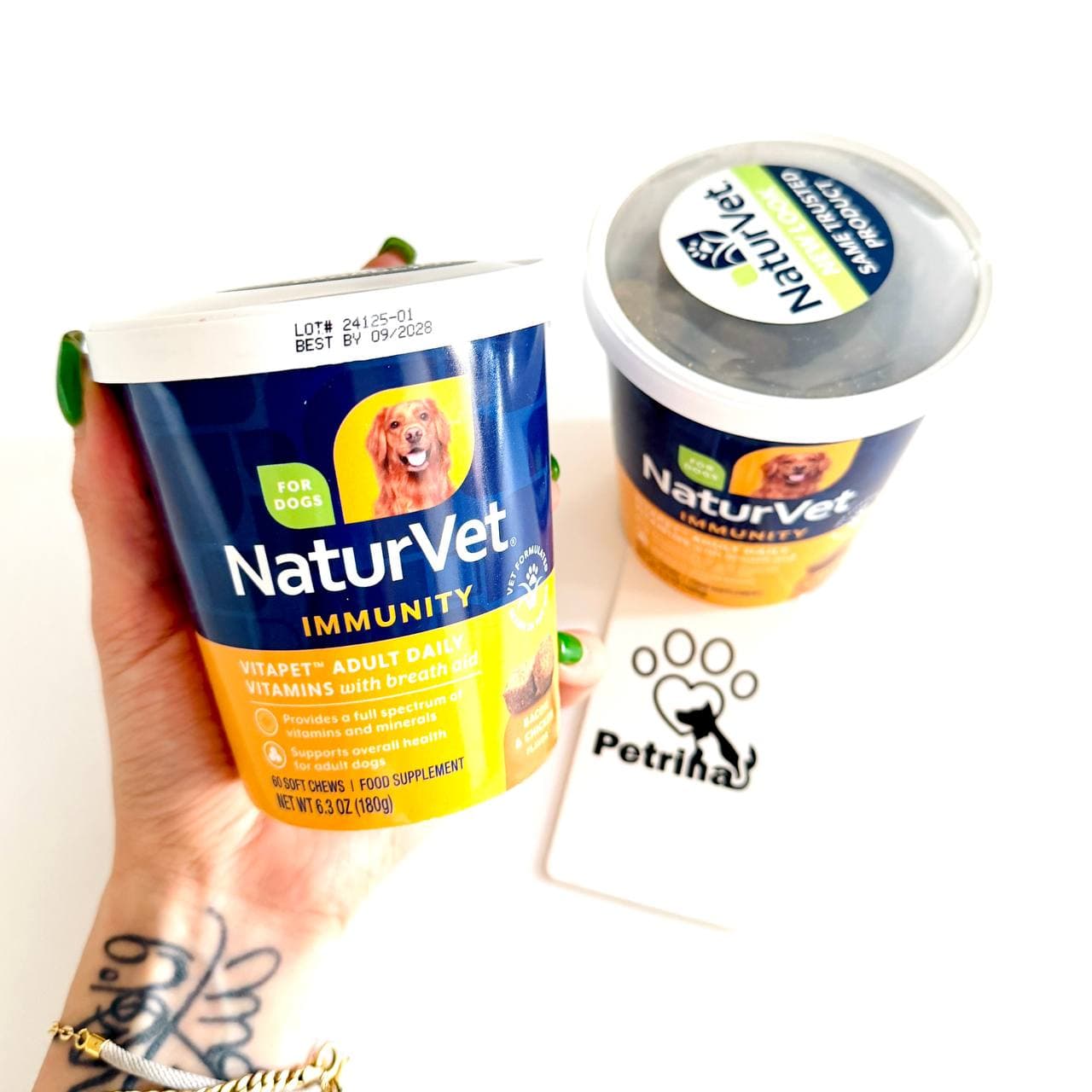 مولتی ویتامین سگ طبیعی NaturVet VitaPet (آمریکایی) | تقویت سیستم ایمنی و سلامت کلی | 60 عدد