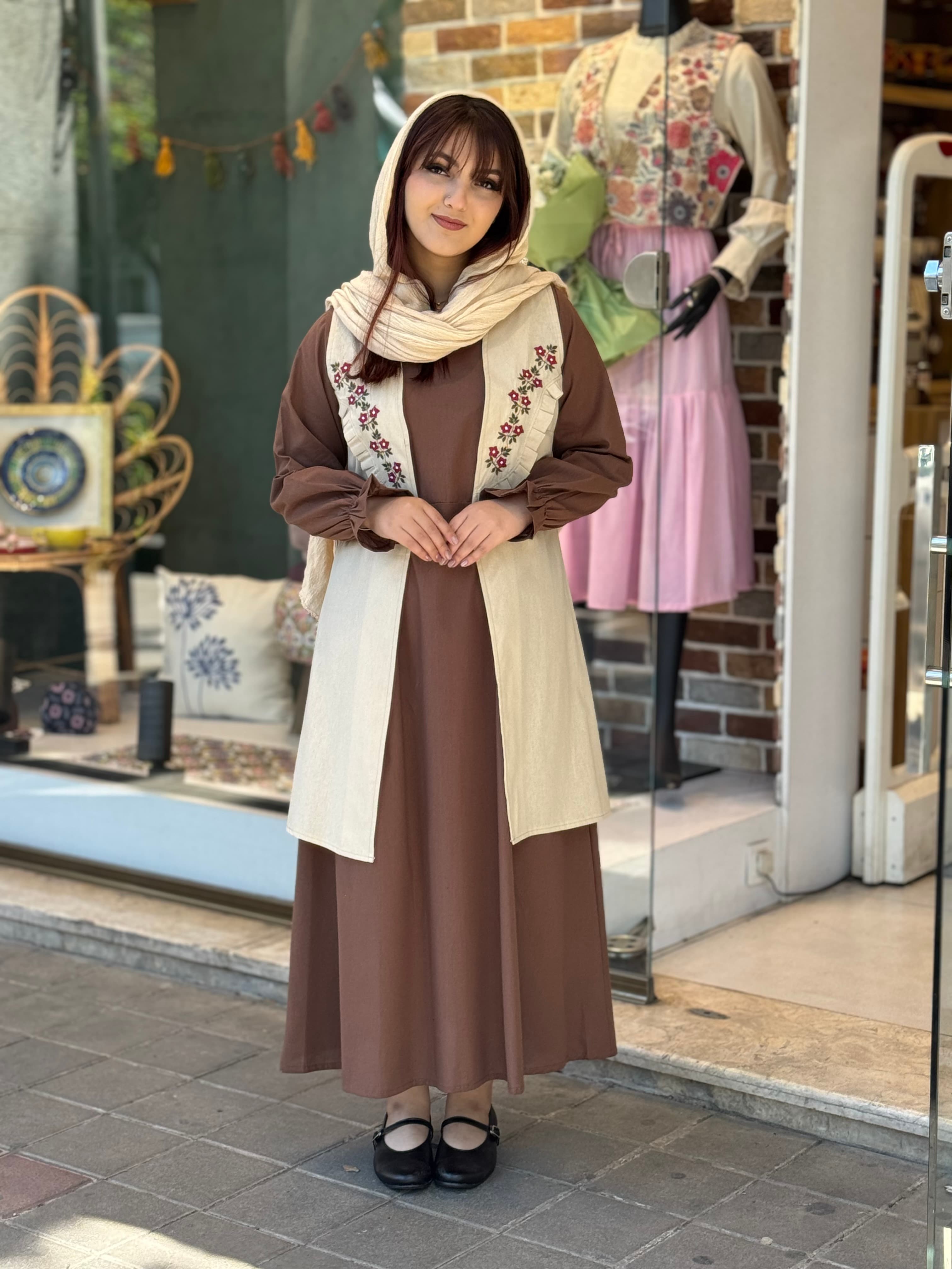 ست شهرزاد شکلاتی کرم