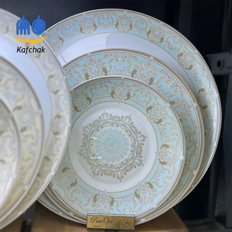 سرویس آرکوپال – مدل باواریا آبی – 6 نفره – برند MG — تصویر ۴