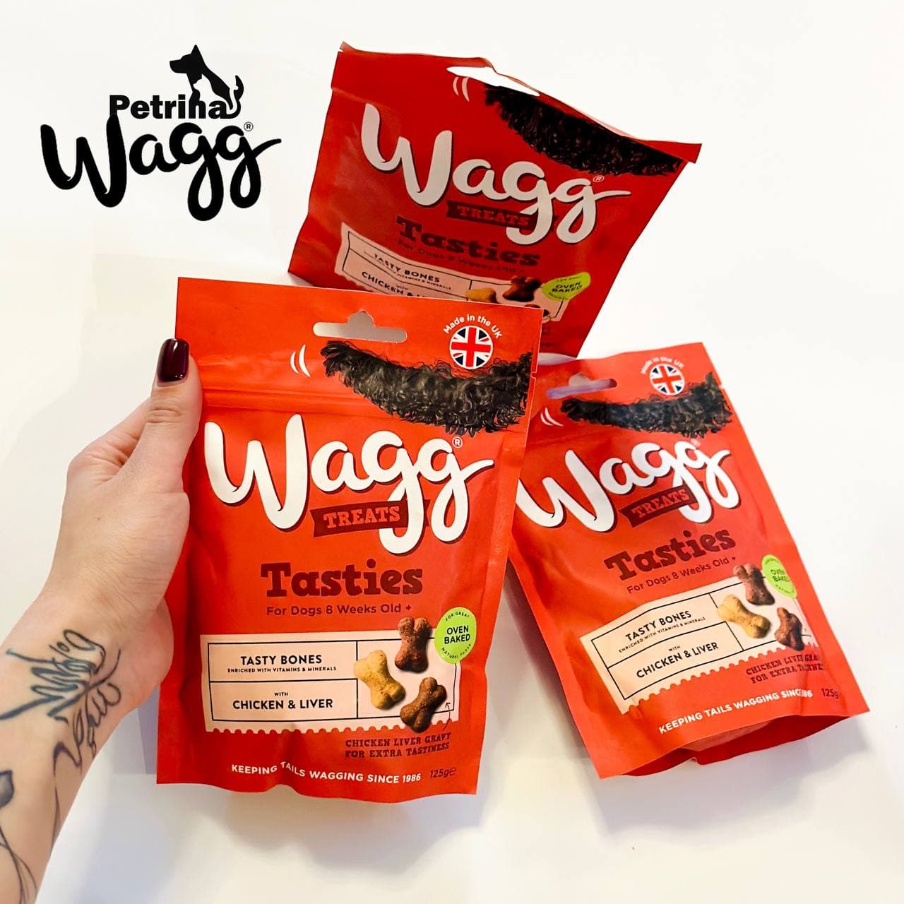 تشویقی سگ (آموزشی) برند Wagg | مرغ و جگر