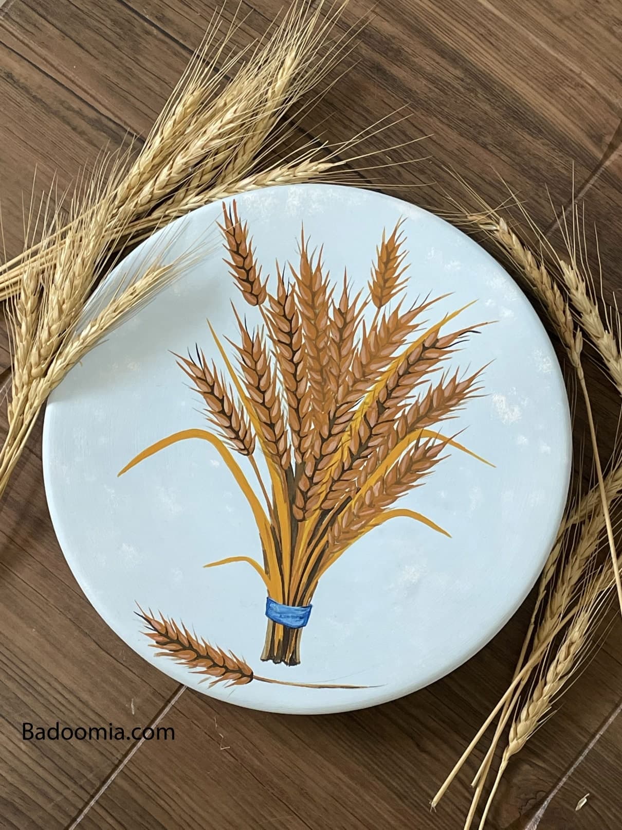 دیوارکوب سفالی مدل خوشه گندم