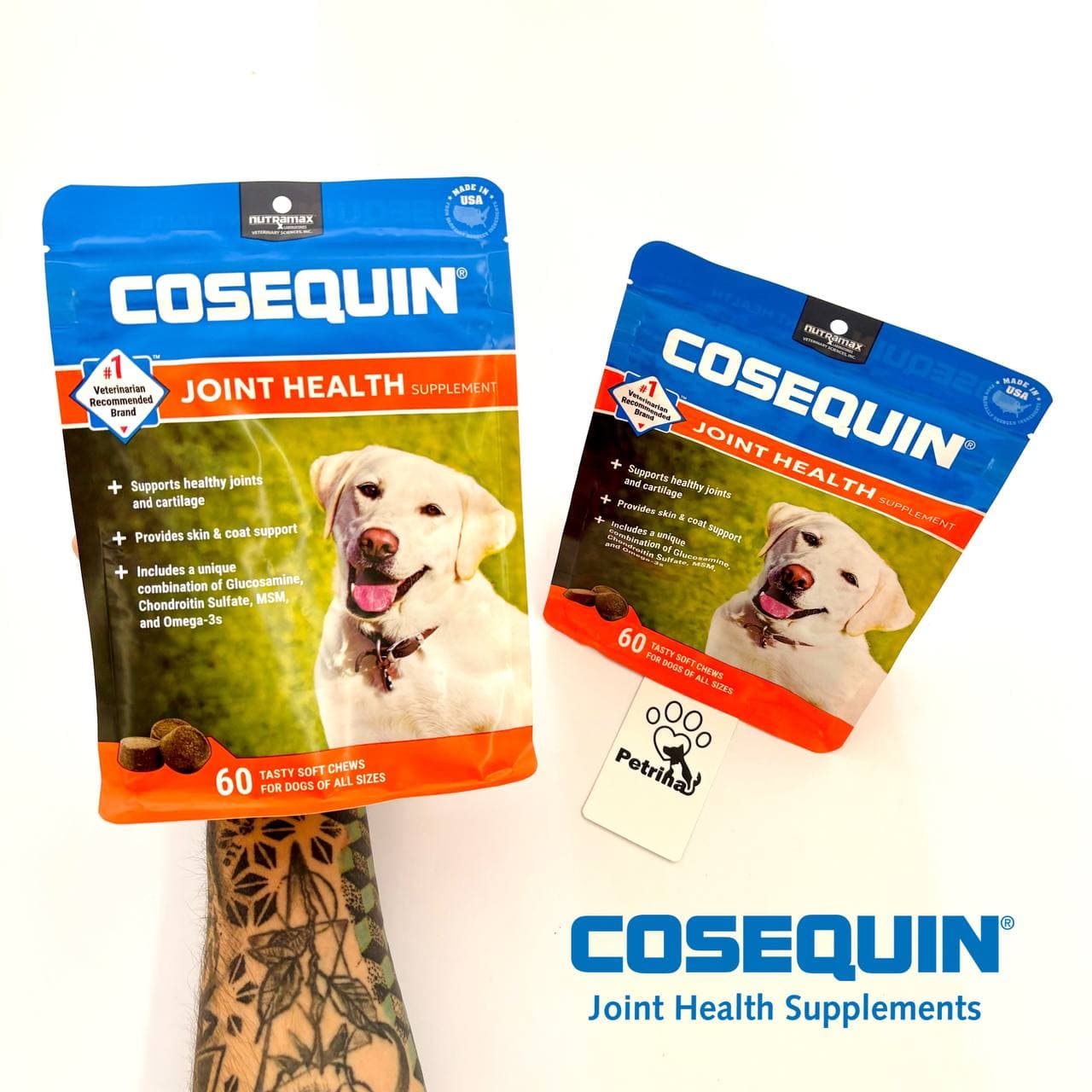 مکمل تقویت مفاصل و غضروف سگ کوزکویین | 60 عدد | COSEQUIN Joint Health Supplement