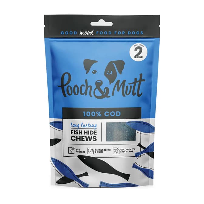 تشویقی دنتال سگ Pooch & Mutt | ضد حساسیت و زمانبر طولانی مدت با ماهی کاد — تصویر ۴