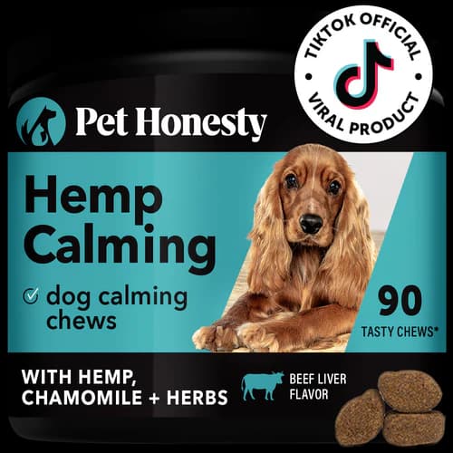مکمل آرامش‌بخش و ضد استرس سگ Hemp Calming برند Pet Honesty طبیعی – مناسب همه نژادها — تصویر ۲