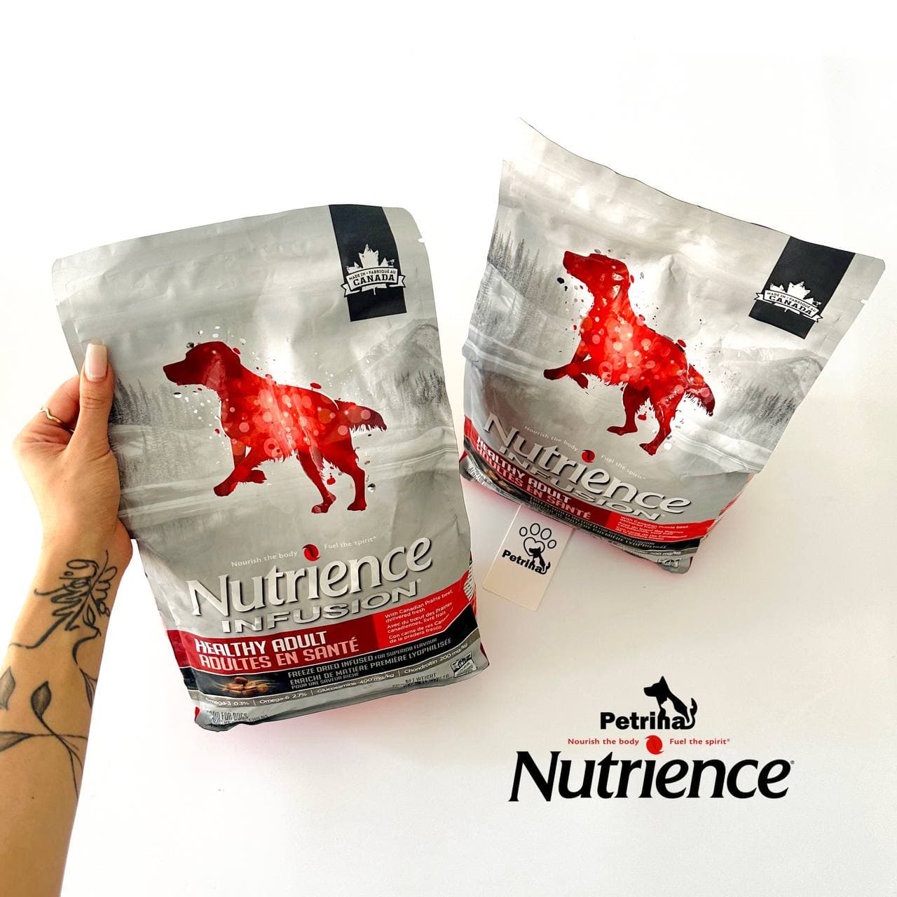 غذای خشک سگ نوترینس فریزدراید اینفیوژن Nutrience Infusion | (2/27 و 5 کیلو) | گوشت گاو
