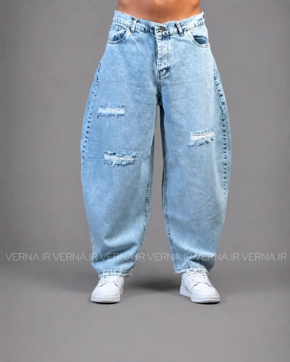 شلوار جین بالنی مردانه زاپدار ZARA5170 — تصویر ۳