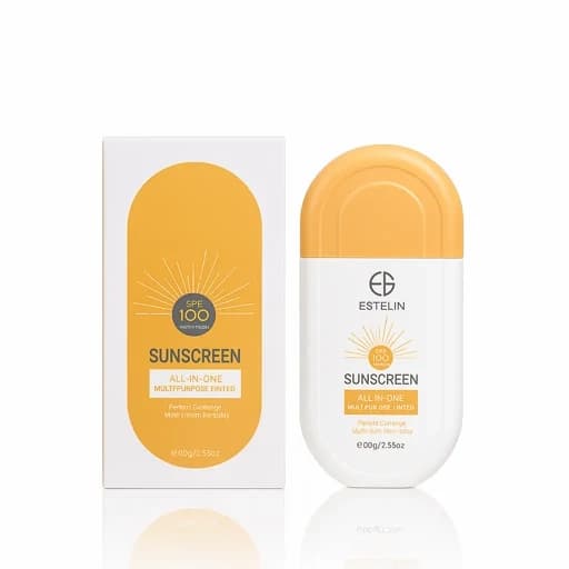 کرم ضد آفتاب استیلن SPF 100 مدل All In One 100ml | ضد آفتاب رنگی و بی رنگ Estelin