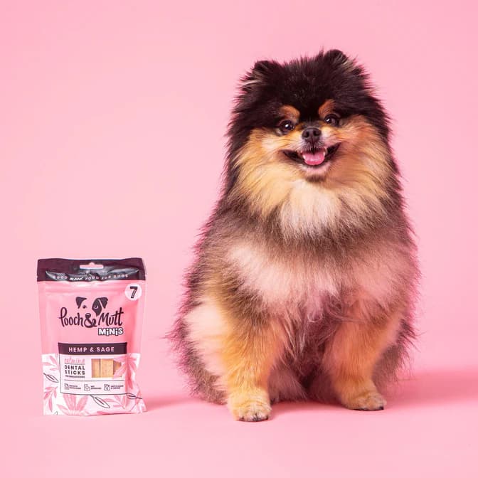 تشویقی دنتال سگ مینی Pooch & Mutt | آرامش‌بخش و ضد استرس طبیعی (7 عدد) — تصویر ۵