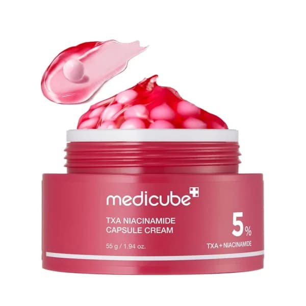 کرم کپسولی ضد لک و روشن‌کننده نیاسینامید مدی‌کیوب Medicube Txa Niacinamide Capsule Cream