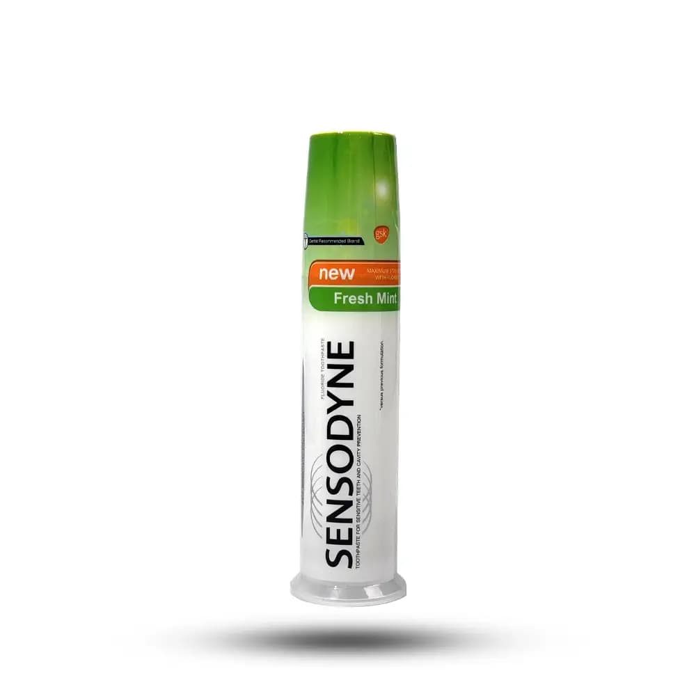خمیردندان سنسوداین پمپی مدل Fresh Mint ضد حساسیت 100 میل — تصویر ۲