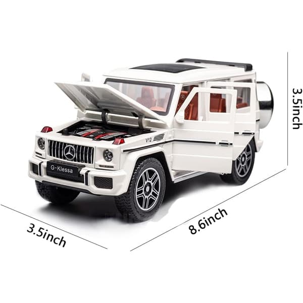 ماکت ماشین چه ژی بنز عقب کش مدل G-class G63 مقیاس 1:24 — تصویر ۳