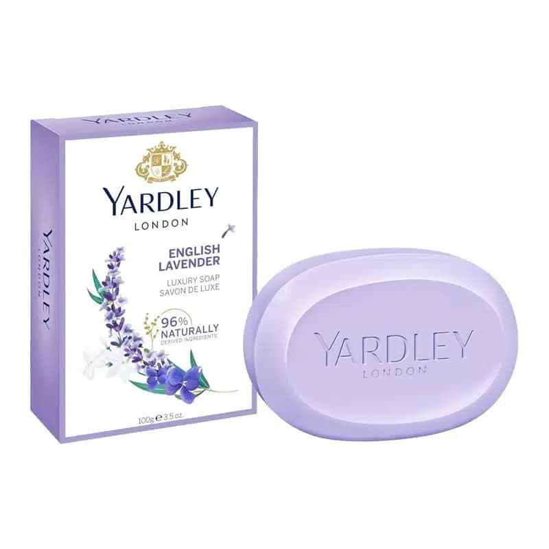 صابون یاردلی Yardley مدل Luxury Soap رایحه لوندر انگلیسی English Lavender(100 گرم)