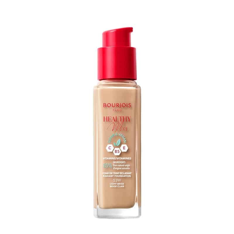 کرم پودر بورژوآ Bourjois مدل Healthy Mix Clean & Vegan کد 53W