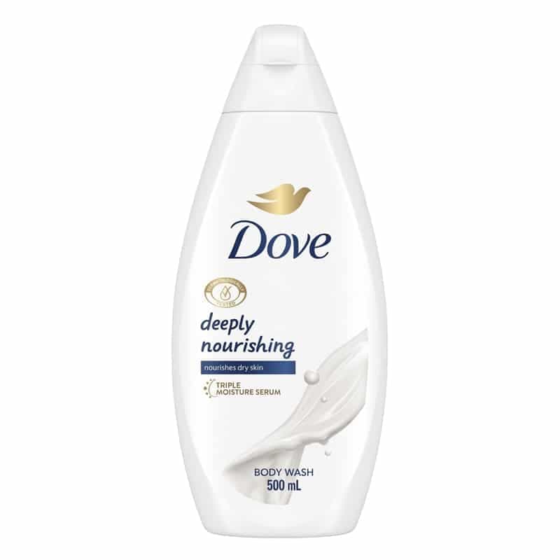 شامپو بدن مغذی داو Dove مدل Deeply Nourishing مخصوص پوست خشک(500 میل)