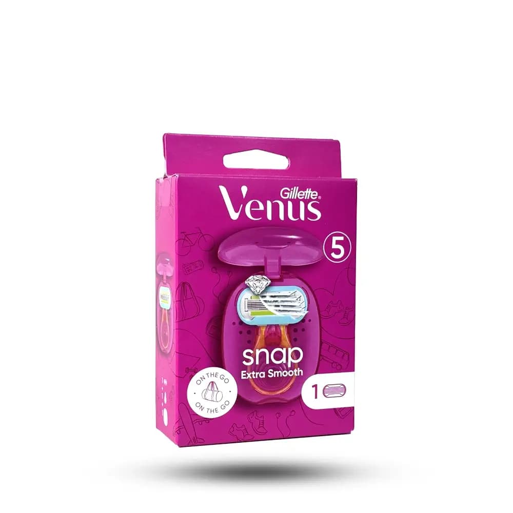 ژیلت مسافرتی زنانه 5 تیغه ونوس مدل Venus Extra Smooth Snap